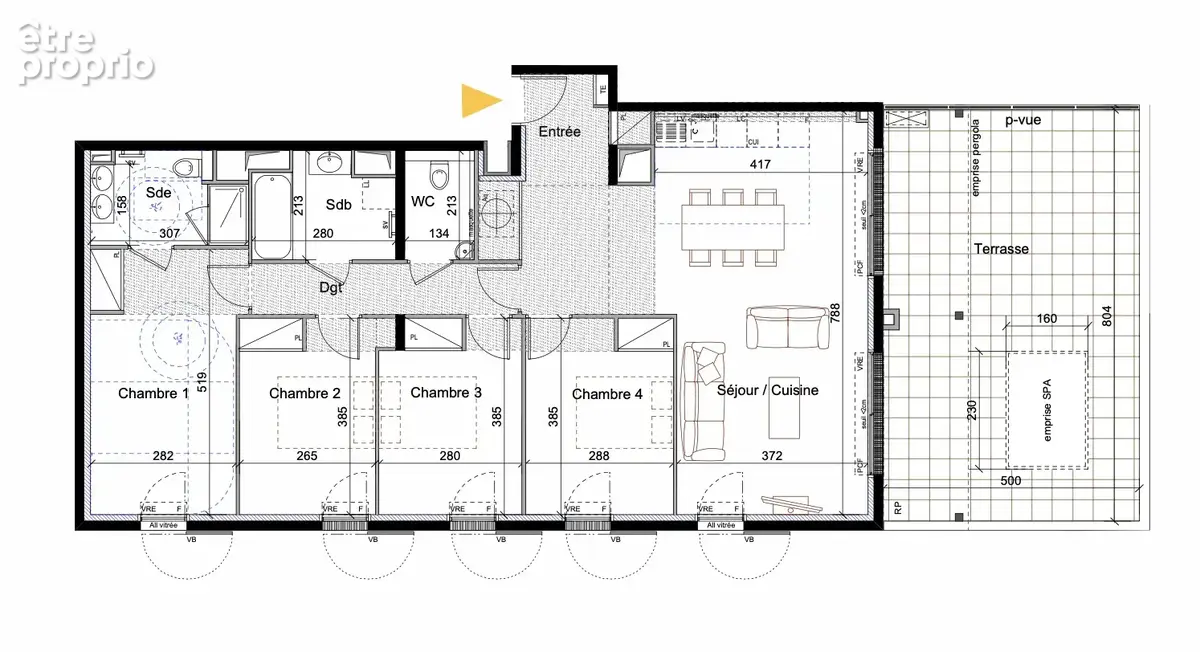 Vue mer - t4 dernier étage - 106m2 + rooftop 40m2 - sud-est - 2 parkings - plages a pied - 900 000€ - photo 7