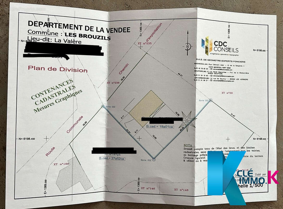 Terrain à LES BROUZILS