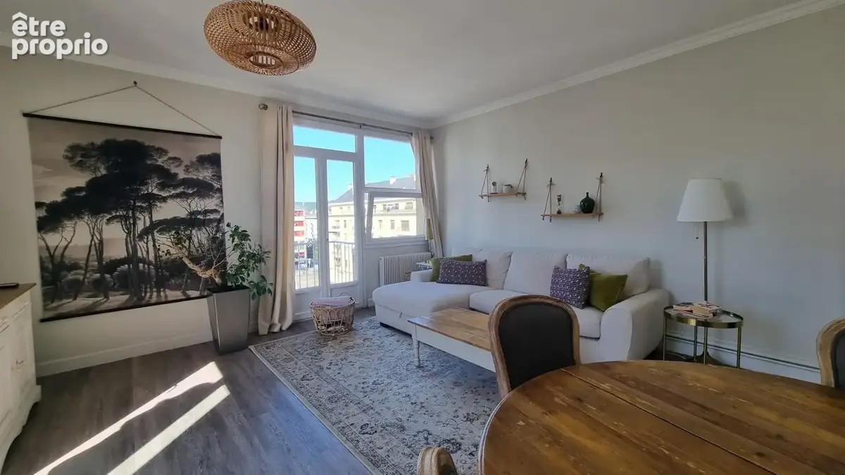 Appartement à vendre - Rouen Centre - 69,52 m² - 2 chambres - 3 balcons - Dernier étage - photo 4