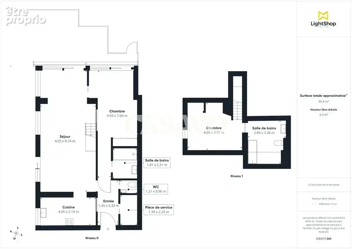 Vente Maison 3 pièces de 98m² - 06100 Nice - photo 2