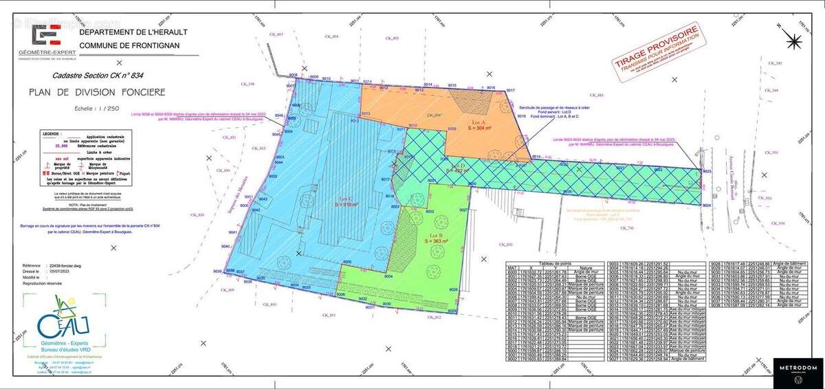 Terrain à FRONTIGNAN