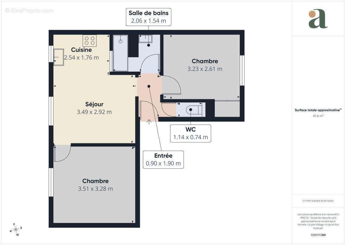 Appartement - 42 m² - 3 pièces - Colombes Rue Maurice Berteaux - photo 11