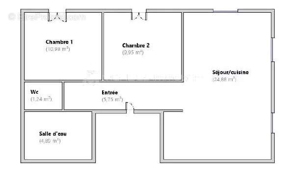 Appartement 3P - LA TURBIE - photo 2