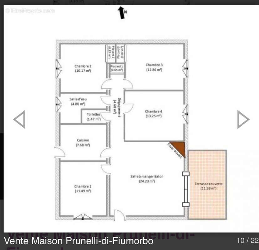 Maison à PRUNELLI-DI-FIUMORBO