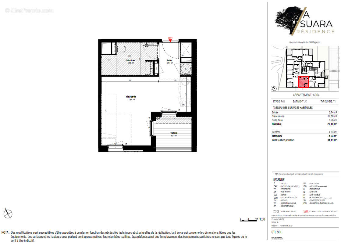 Appartement à AJACCIO