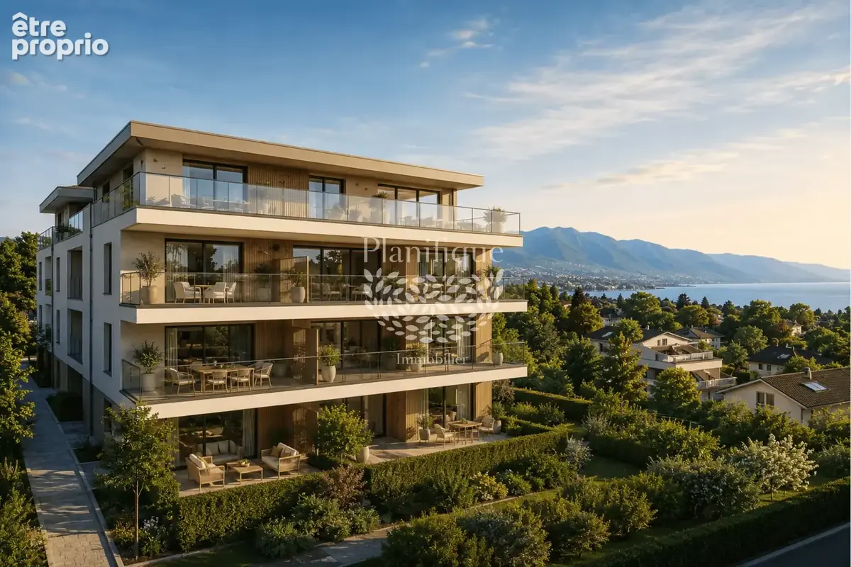 Thonon-les-Bains — T3 avec grande terrasse, orientation sud-ouest - photo 9