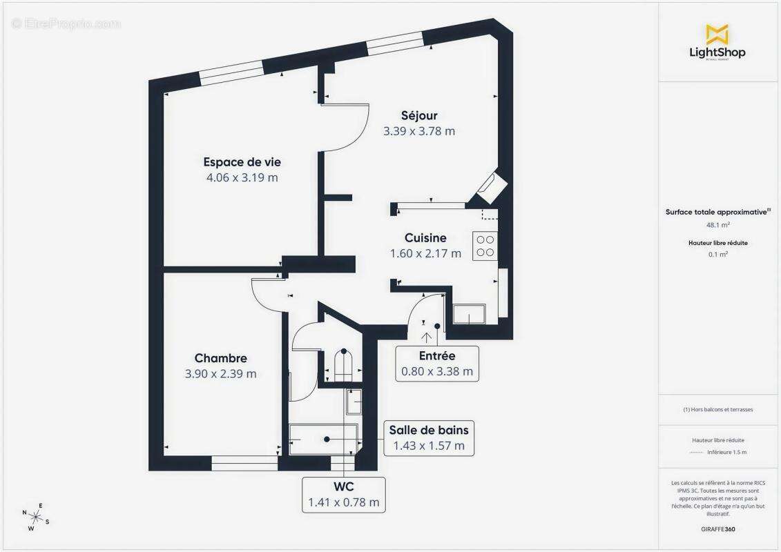 Appartement à VILLEJUIF