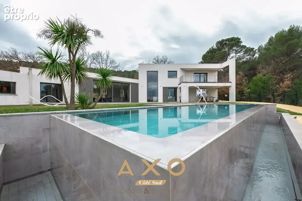 Venelles - villa d architecte  vue luberon  piscine - garage  terrain 3 200 m² - 1 990 000 - photo 7