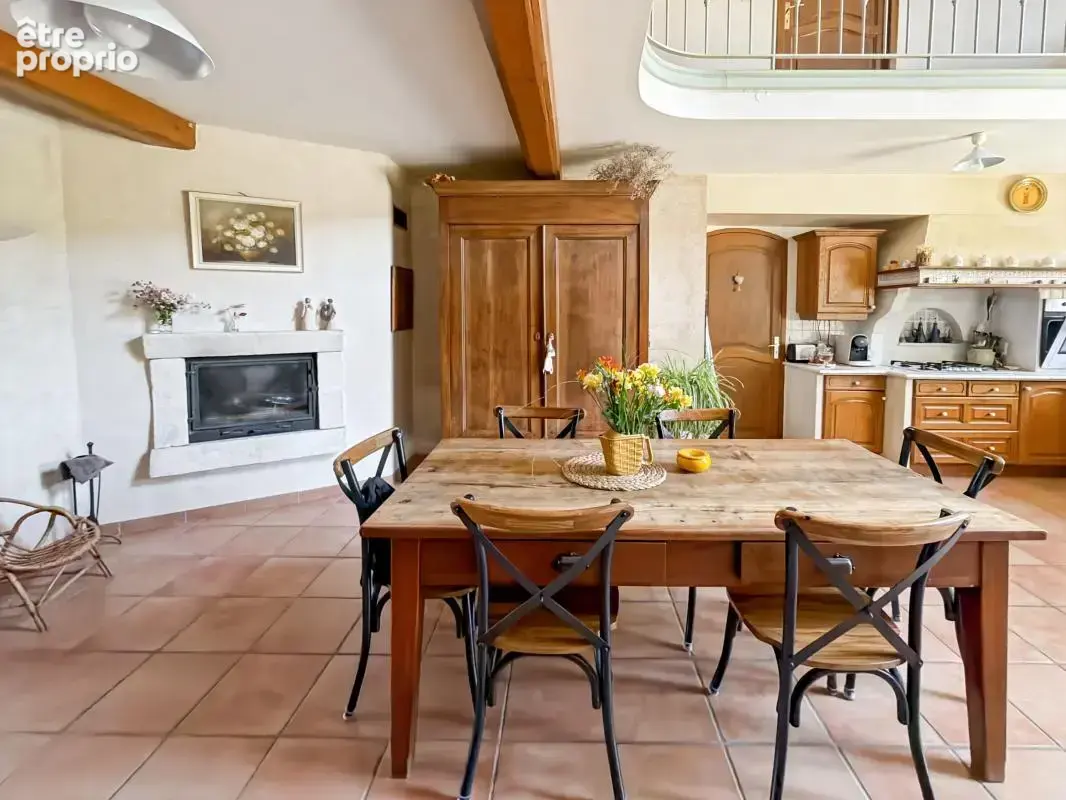 Corps de Ferme à vendre alixan - 322m² - étang - piscine - terrain - photo 10