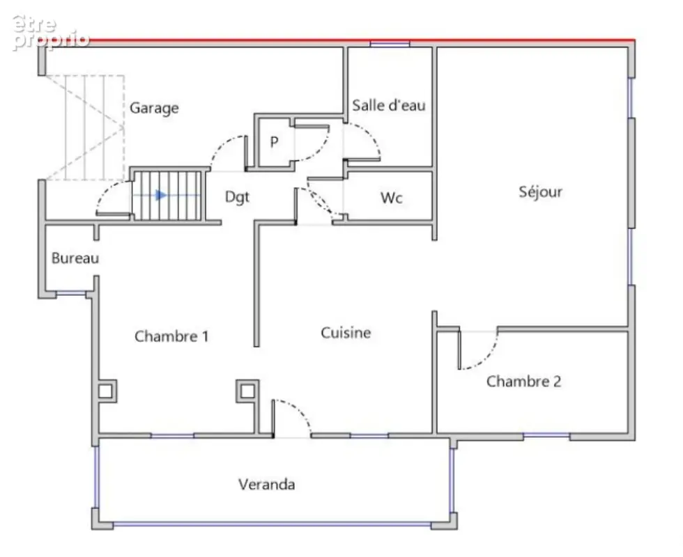 Maison plain pied total - 2 chambres - jardin - garage - photo 2