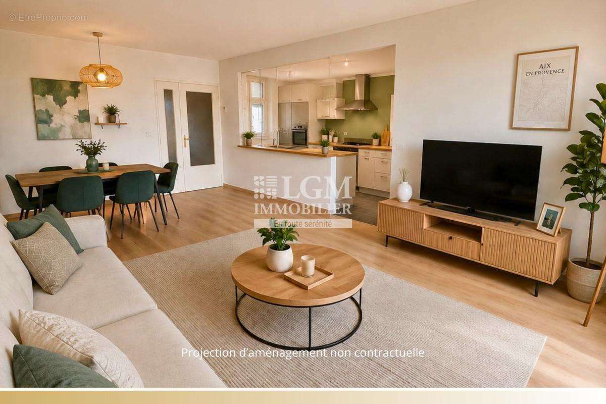 Dernier étage – vue dominante – 4 pièces de 89 m² – montpellier figuerolles - photo 5