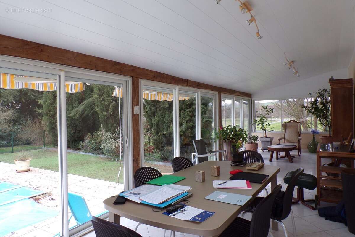 Véranda vue Ouest - Maison à BIRAN