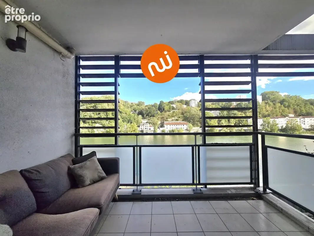 Vue quai de saone - appartement t3 - 62m² - garage - photo 2