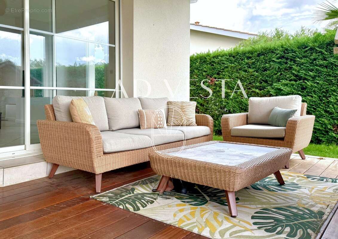 Terrasse Villa Saint-Aubin de Medoc - Maison à SAINT-AUBIN-DE-MEDOC