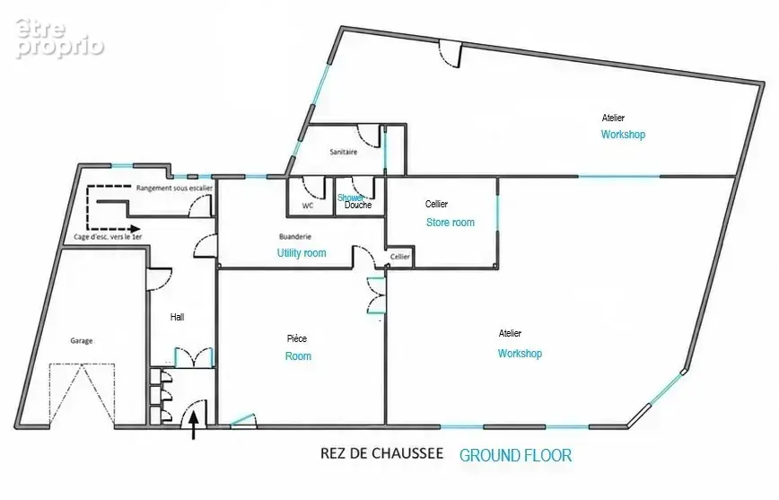 Bien atypique beaux volumes 170 m² hab plus rdc 170 m², gge, terrasse intimiste, 54km de perpignan - photo 17