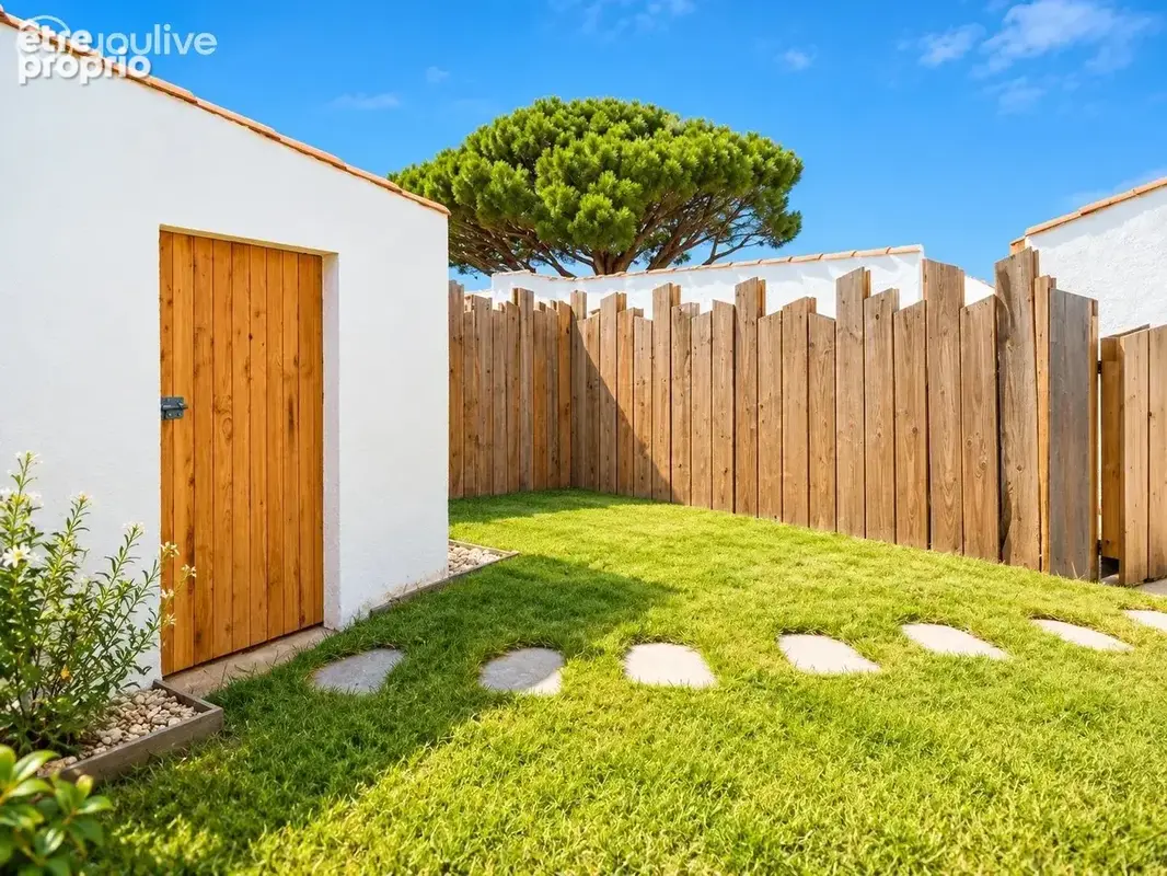 Noirmoutier-en-l'île – appartement t2 traversant de 43 m² – rénové – exposition sud-ouest – garage – jardin privatif - photo 14