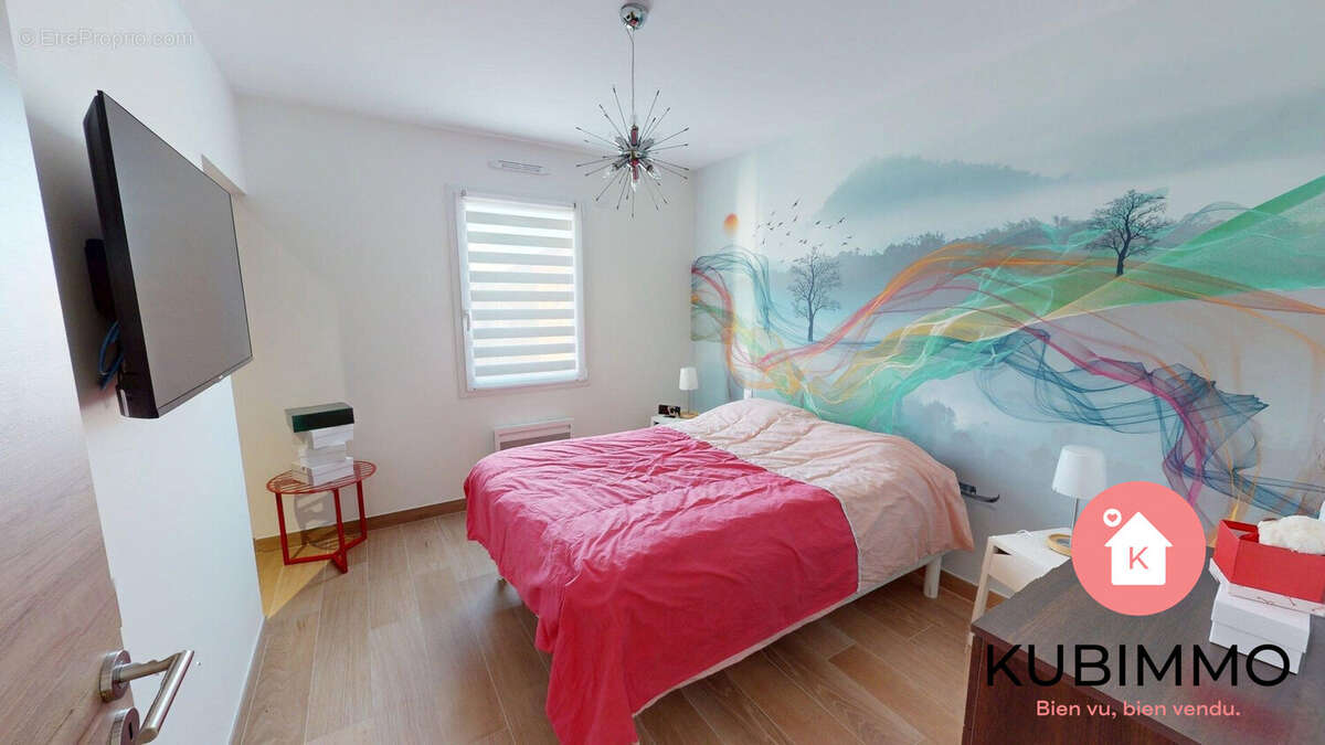 Chambre 1 + dressing - Maison à LONGEVILLE-SUR-MER