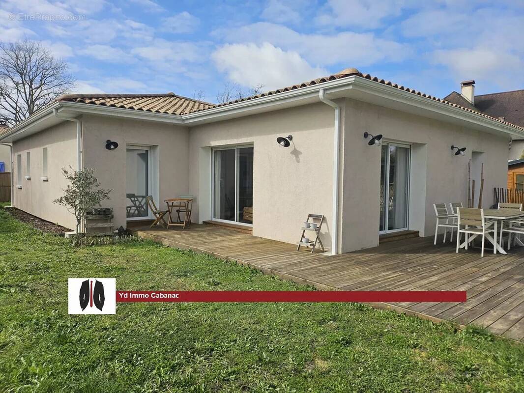 Maison à CABANAC-ET-VILLAGRAINS