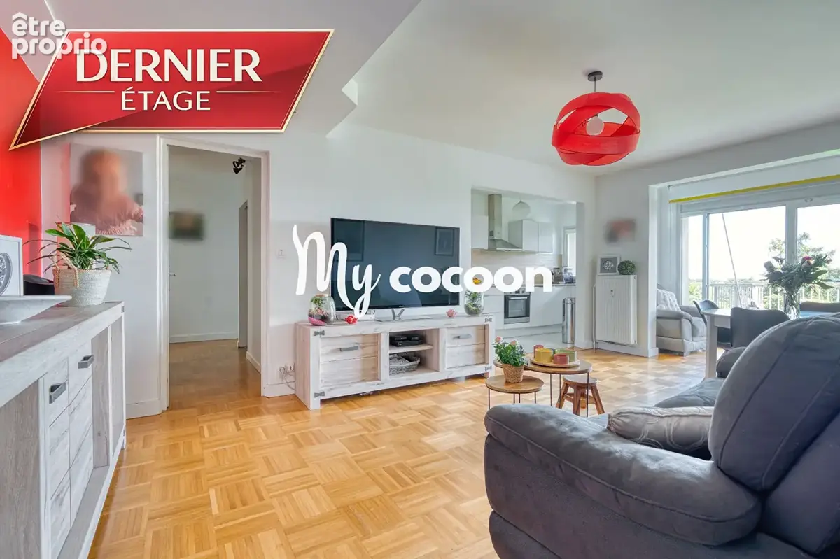 Ecully - t4 - 88m2 - dernier etage - photo 2