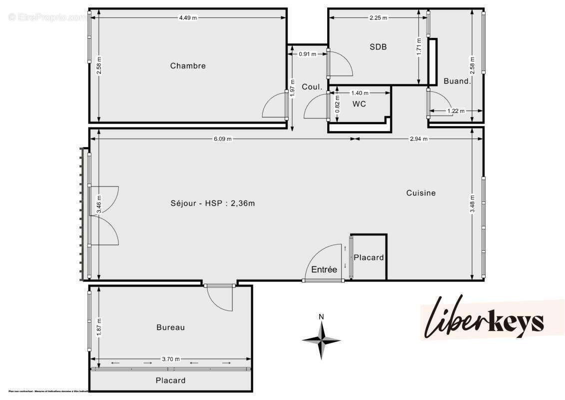 T3 clé en main de 60 m² avec garage, cave et parc privé à BRON - photo 12