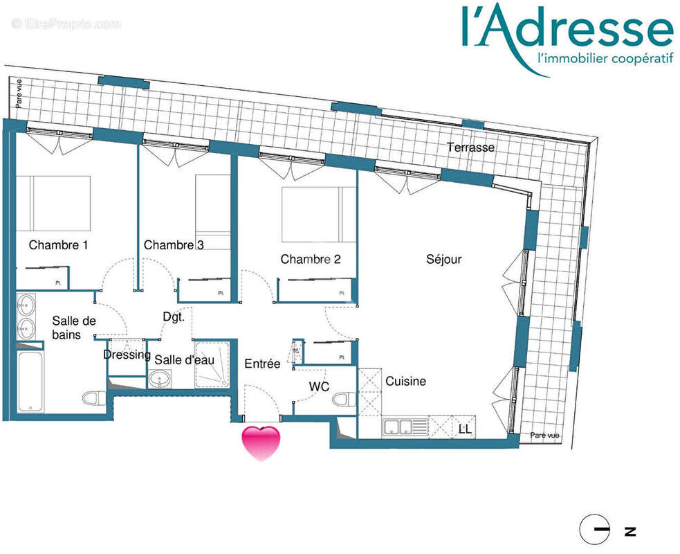 Appartement à NOISY-LE-GRAND