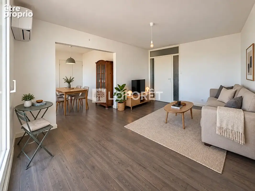 T3 dernier etage - vue magnifique - climatisation - rillieux la  pape ville nouvelle - photo 2