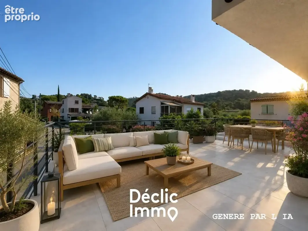 Appartement renove - 2 pieces - terrasse -  pegomas - photo 6