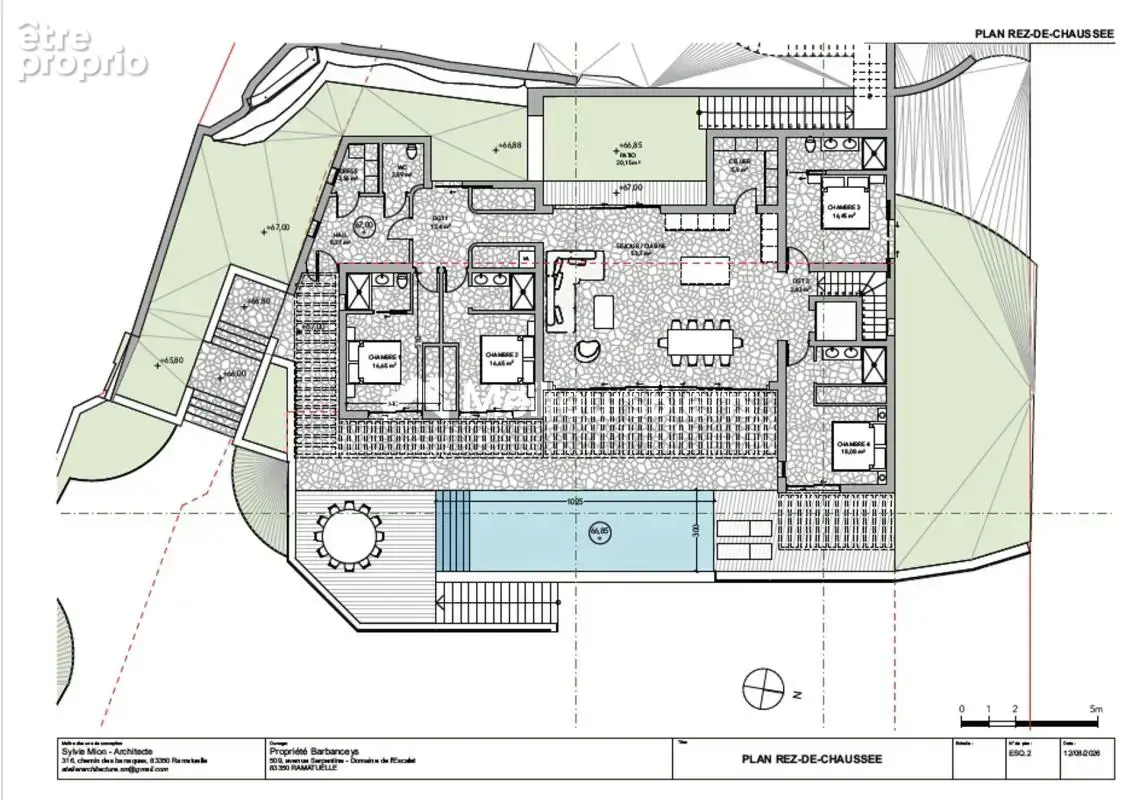 Vue mer - L'Escalet - Ramatuelle - Propriété vendue avec permis de construire accordé - photo 6