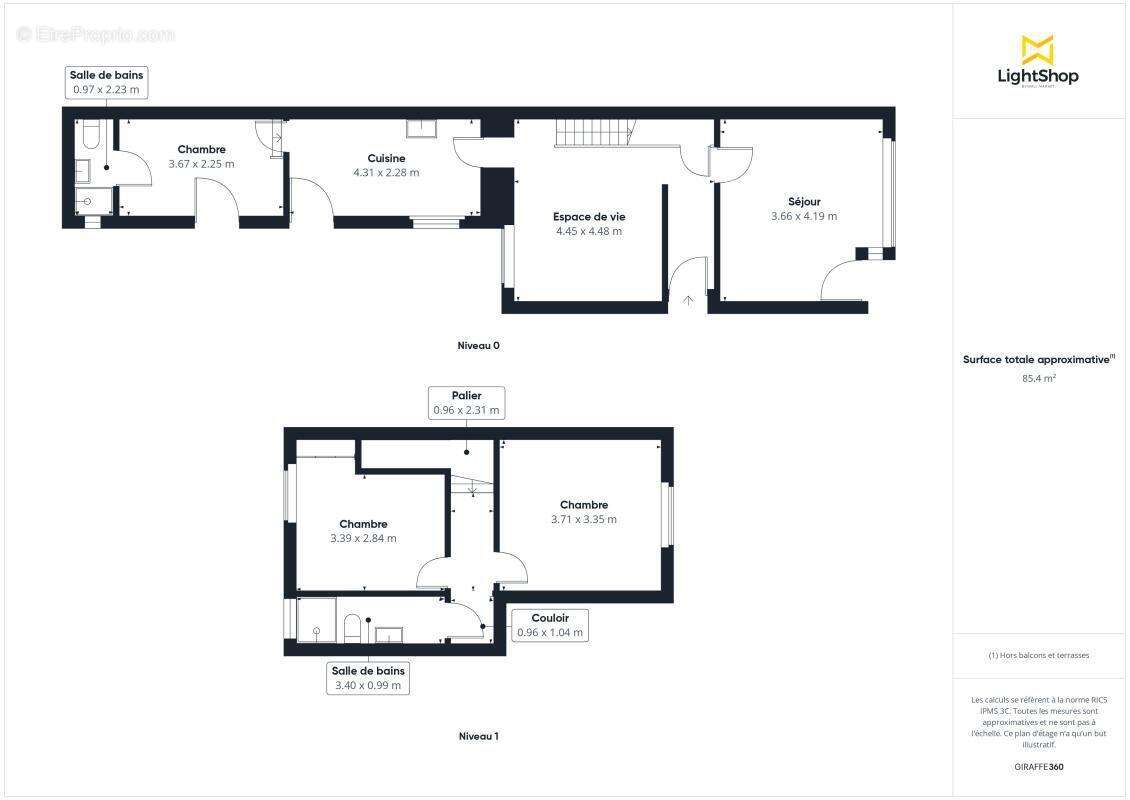 Duplex (type appartement-maison) de 5 pièces de 83 m2 avec cave et parking - Quartier Saint-Donatien à Nantes - photo 21