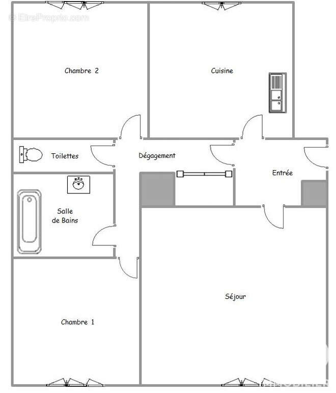 Photo 2 - Appartement à CHARTRES