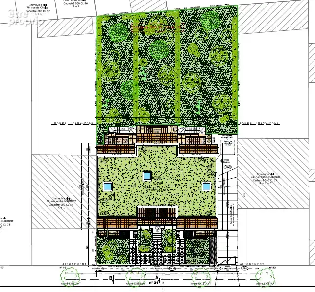 TERRAIN 722m2 - 3 maisons à construire - photo 8