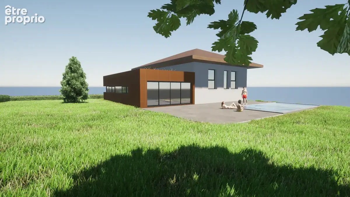 Ripailles, Thonon, Maison individuelle sur 1500 m2 de terrain. - photo 10