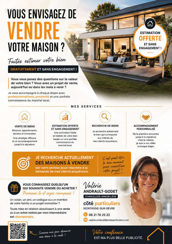 Maison de 90 m² au plein coeur de Mortagne-sur-Sèvre avec jardin et garage - photo 13