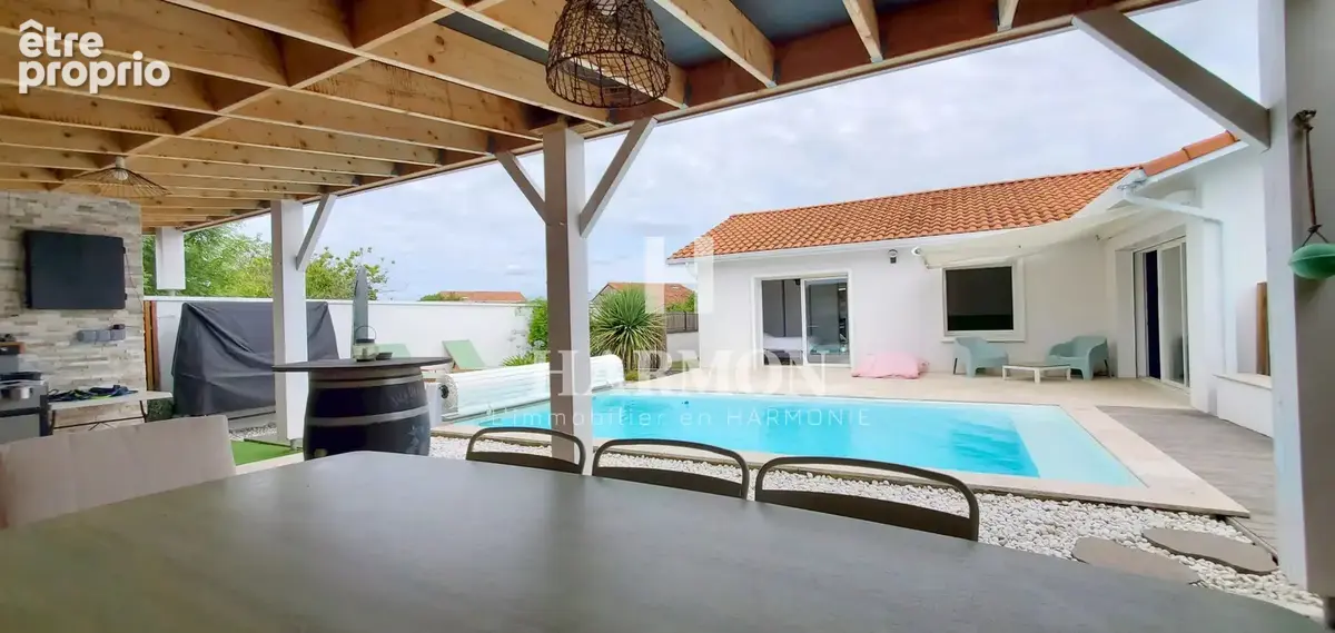 Maison 3 ch, bureau, piscine avec pool house et cuisine d'été - photo 3