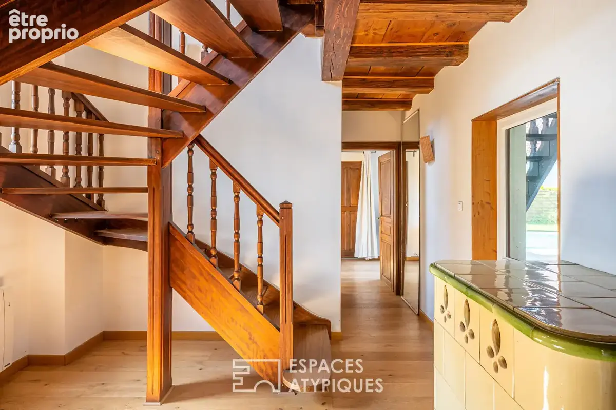 Maison de caractère avec piscine et jardin arboré - photo 9