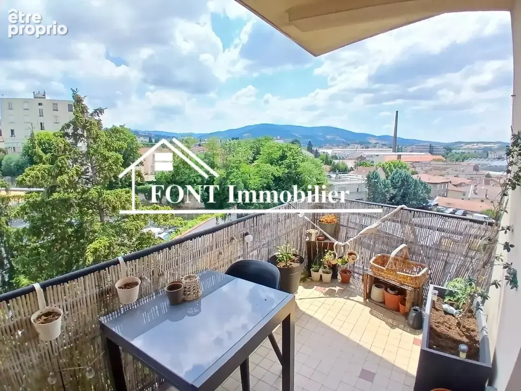 Saint-chamond, centre, bel appartement avec balcon-terrasse,  garage et parking - photo 4