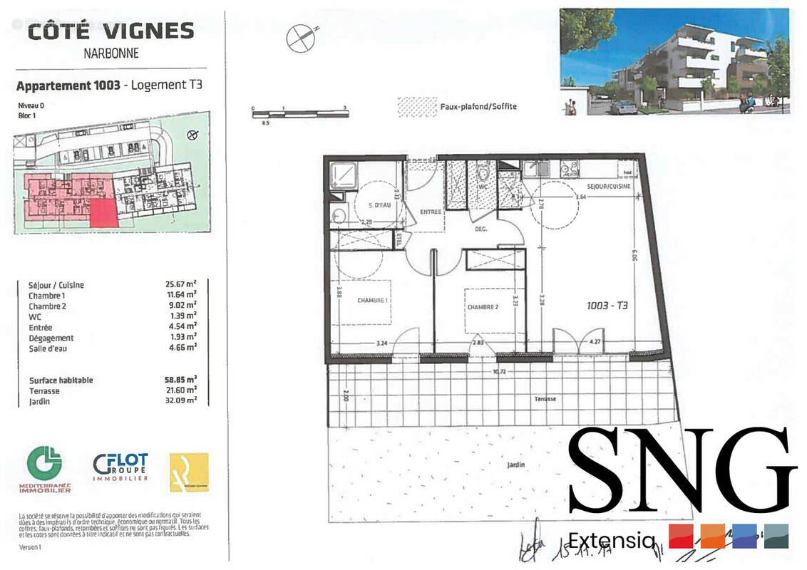 Appartement à NARBONNE