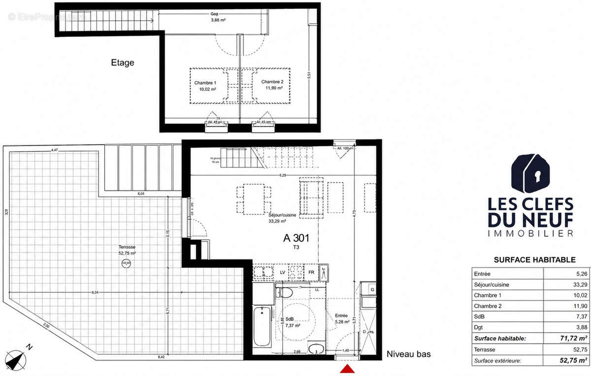 Appartement 3 pièces 61 m2 + terrasse ! TOULOUSE - photo 5