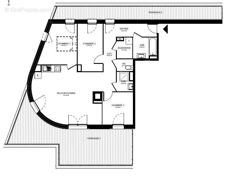 Appartement à VILLENAVE-D'ORNON