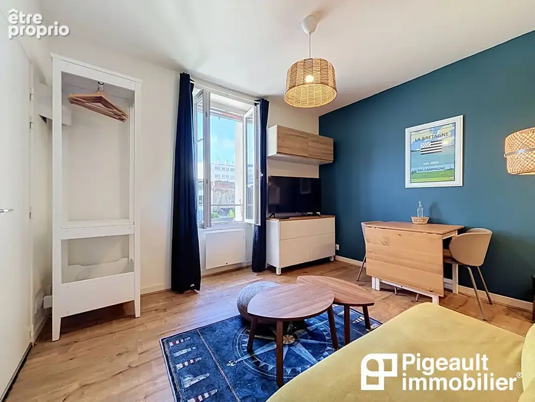 Appartement T1 bis à vendre - Rennes Alphonse Guerin - Vélodrome - Parfait état - Cave - Parking aérien - photo 2