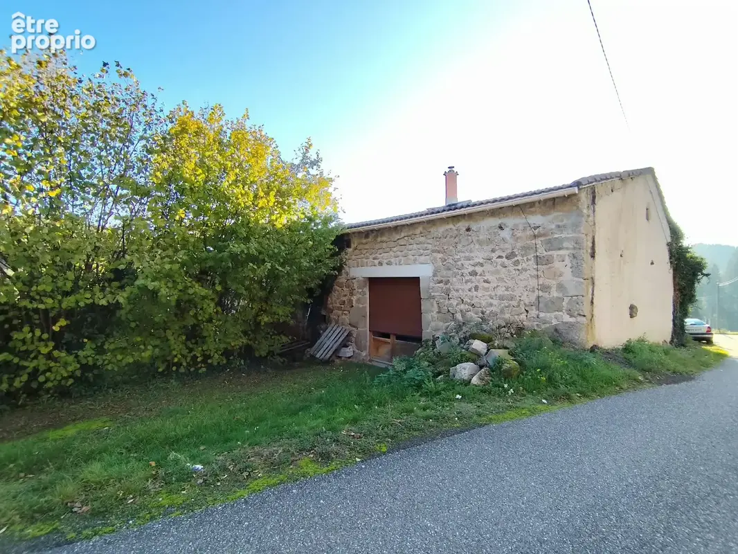Bâtisse en pierre à rénover avec grange et terrain. - photo 4