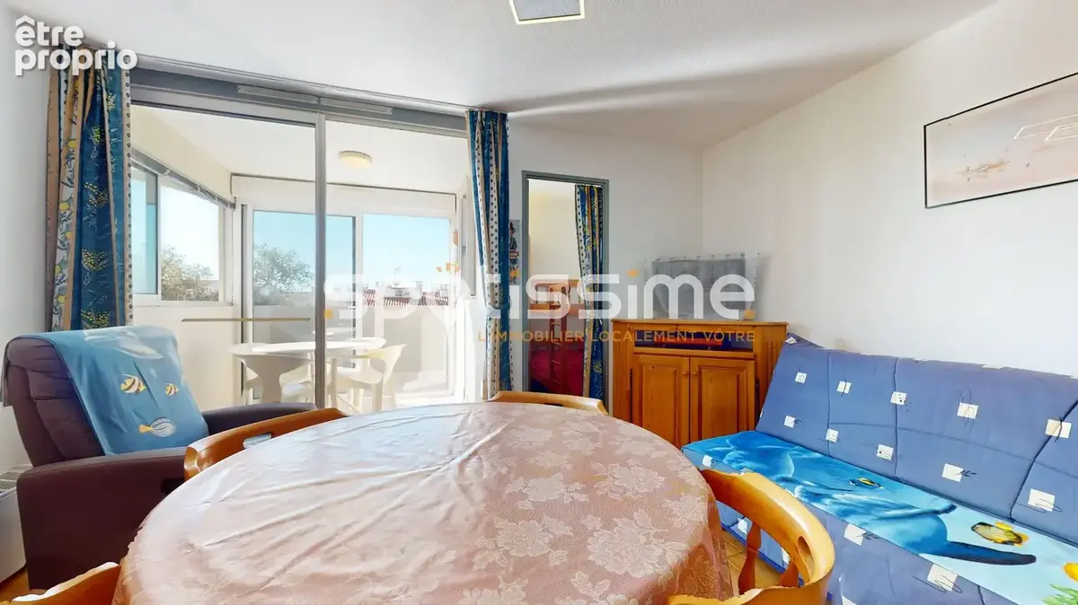 Cap d'Agde  Centre Port : studio cabine avec vue mer, parking et cellier privatifs - photo 11