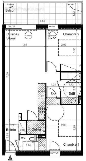 Appartement à BRUGES