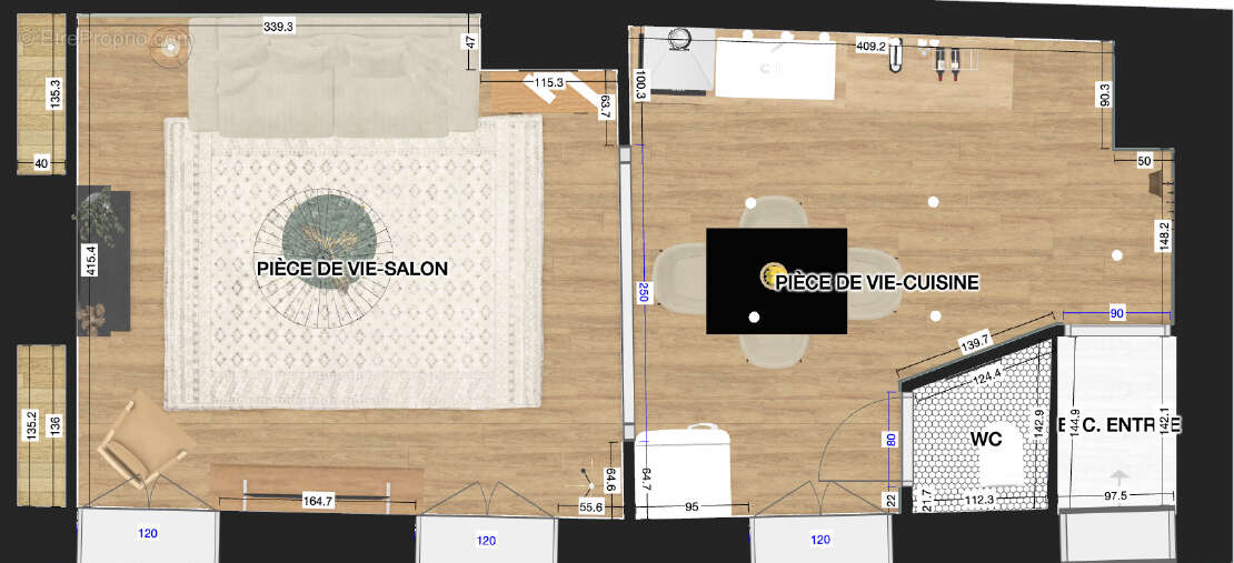 Appartement à POLIGNY