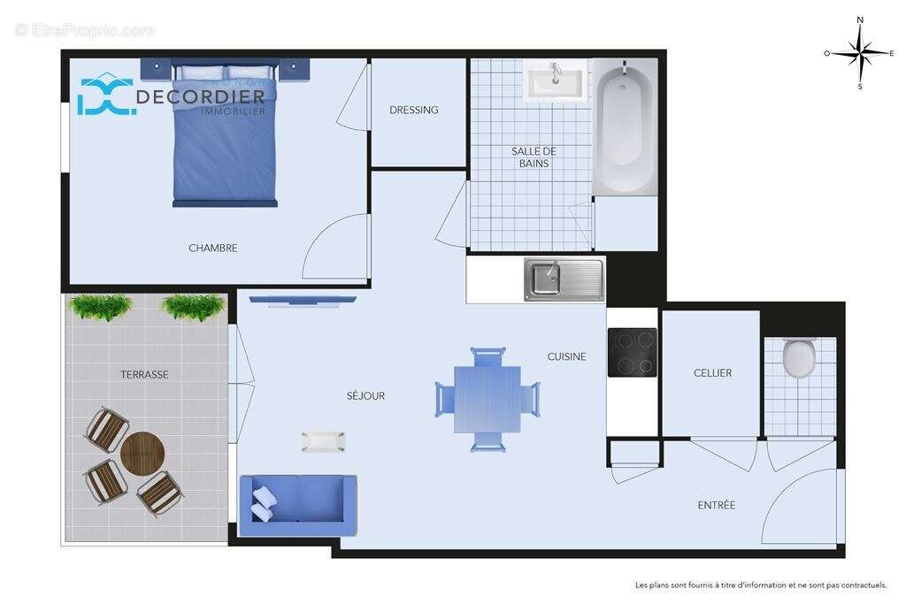 Thonon-les-bains appartement t2 45 m² - photo 2