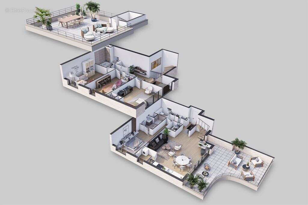 Clichy 92110 - berges de seine - duplex - 167 m² - 4 chambres - 2 terrasses - parking - photo 2