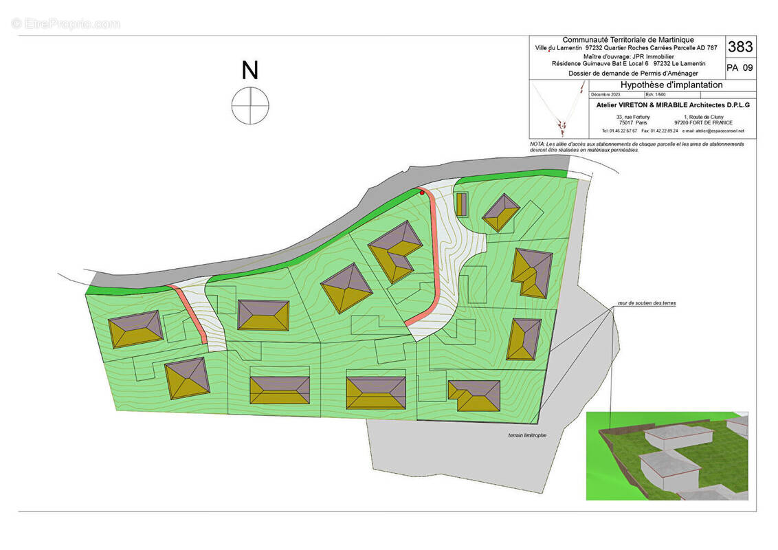 Terrain à LE LAMENTIN