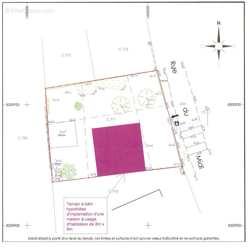Terrain à CONGIS-SUR-THEROUANNE