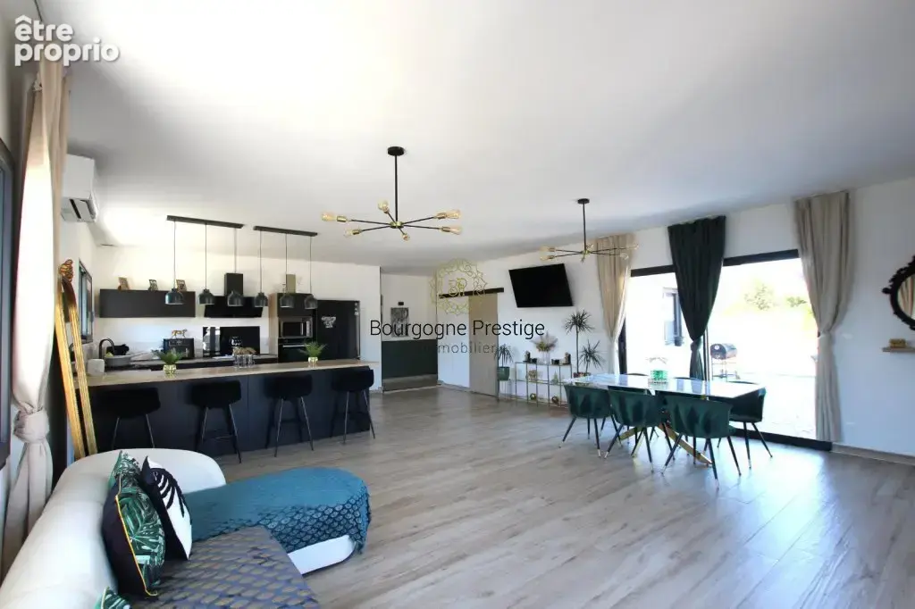 A 10 minutes a l'est de tournus, maison contemporaine de plain-pied 124 m² sur un terrain de 1913 m² - photo 6