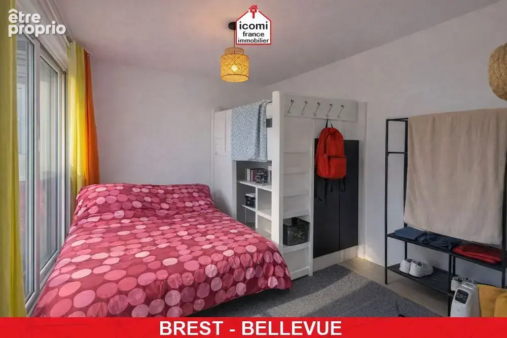 Finistere - brest (29200) - a vendre - appartement 74m² - 3 chambres - balcon - cave - dalle beton - ascenseur - commerces a pro - photo 3